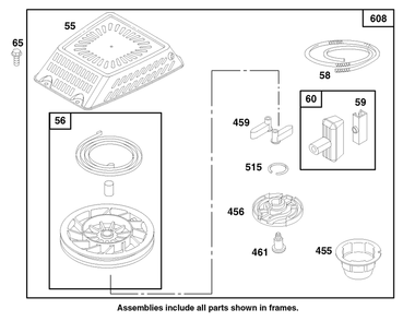 Engine Gts 150 Diagram and Parts List for 22141 790000001 - 799999999 Toro Lawn Mower
