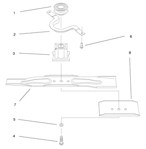 Part Location Diagram of 92-9813-03 Toro Blade-48 Cm