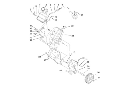 Part Location Diagram of 95-1892 Toro DISCONTINUED