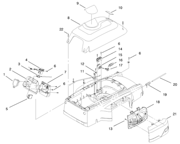 Part Location Diagram of 93-3957 Toro DISCONTINUED