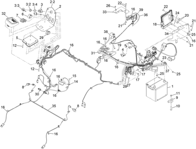 Part Location Diagram of 142-7565 Toro Bracket-Sensor, Dpf