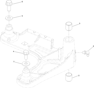 Idler Arm Assembly Diagram and Parts List for 74463 400000000-402099999 Toro Lawn Tractor