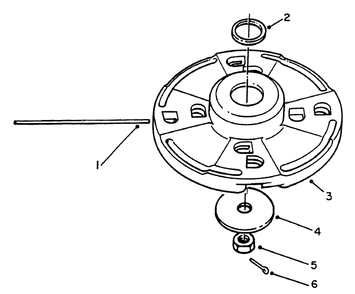 Metallic Fixed Line Cutter Head (Optional) Diagram and Parts List for 51650 2000001 - 2999999 Toro Trimmer