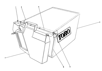 Recycler Bagging Kit Model No. 59179 (Continued)(Optional) Diagram and Parts List for 20329 2000001 - 2999999 Toro Lawn Mower
