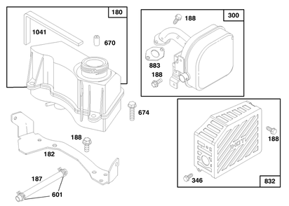 Engine Gts 150 Diagram and Parts List for 20464 6900001 - 6999999 Toro Lawn Mower