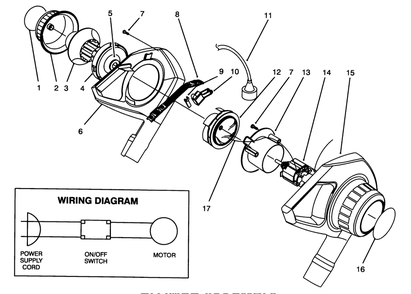 Blower Assembly Diagram and Parts List for 51547 49000001 - 49999999 Toro Lawn Tractor Accessories