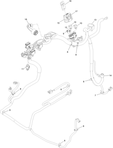 Wire Harness Assembly Diagram and Parts List for 72947 406343041-999999999 Toro Lawn Mower
