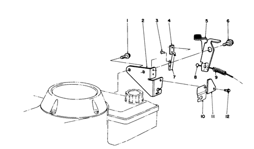 Brake Assembly Diagram and Parts List for 16585 9000001 - 9999999 Toro Lawn Mower
