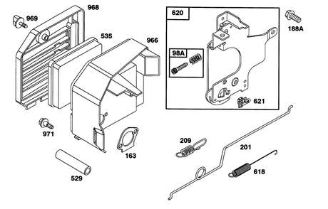 Engine Briggs & Stratton Model 97772-0112-01 Diagram and Parts List for 20328B 2000001 - 2999999 Toro Lawn Mower