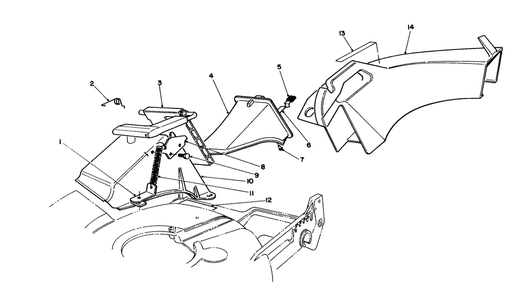 Recycler Side Discharge Kit Model No. 59189 (Optional) Diagram and Parts List for 20217 2000001 - 2999999 Toro Lawn Mower