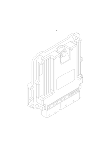 Electronic Control Unit Assembly Diagram and Parts List for 23803 400000000 - 999999999 Toro Lawn Tractor Accessories