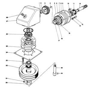 Gear Case Assembly-8-0909 Diagram and Parts List for 30721 900001 - 999999 Toro Lawn Mower
