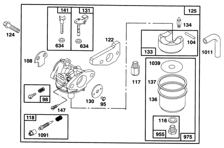 Engine Gts-150 Diagram and Parts List for 26636B 6900001 - 6999999 Toro Lawn Mower