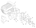 Automatic Transmission Diagram and Parts List for 81-14KS01 1978 Toro Lawn Tractor