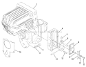 Automatic Transmission Diagram and Parts List for 91-16KS01 1979 Toro Lawn Tractor