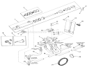 Hydraulic System Diagram and Parts List for 91-16KS01 1979 Toro Lawn Tractor