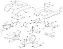 Page W Diagram and Parts List for 91-16KS01 1979 Toro Lawn Tractor