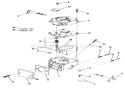 Carburetor Diagram and Parts List for 01-16OS01 1980 Toro Lawn Tractor