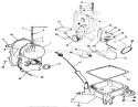 Gear Cover, Oil Base and Pump Diagram and Parts List for 01-16OS01 1980 Toro Lawn Tractor