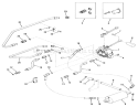 Hydraulic System Diagram and Parts List for 81-16OS01 1978 Toro Lawn Tractor