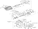 Hydrostatic Transmission-Pump Section Diagram and Parts List for 81-16OS01 1978 Toro Lawn Tractor