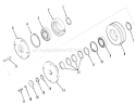 Manual Pto Clutch (d-200) Diagram and Parts List for 91-20KS01 1979 Toro Lawn Tractor