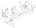 Manual Pto Clutch Linkage (d-200) Diagram and Parts List for 91-20KS01 1979 Toro Lawn Tractor