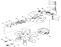 Governor Diagram and Parts List for 91-20RG01 1981 Toro Lawn Tractor