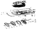 Oil Pan And Timing Chain Cover Diagram and Parts List for 91-20RG01 1981 Toro Lawn Tractor