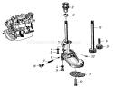 Oil Pump Diagram and Parts List for 91-20RG01 1981 Toro Lawn Tractor