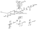Shift Rail Box And Gear Shift Lever Diagram and Parts List for 91-20RG01 1981 Toro Lawn Tractor