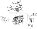 Brackets-Alternator, Distributor And Starter Diagram and Parts List for 91-20RG01 1981 Toro Lawn Tractor