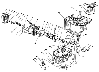 Engine Assembly Model No. Vmh-7 (Continued) Diagram and Parts List for 22621 8000001 - 8999999 Toro Lawn Mower