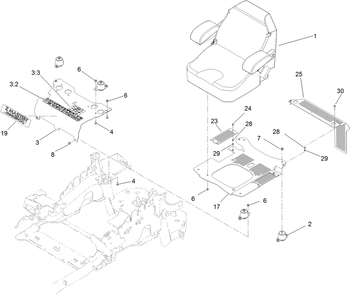 Part Location Diagram of 117-0909-03 Toro Guard-Ce