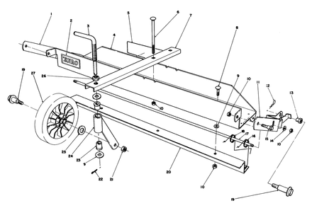Dethatcher Kit Model No. 59126 (Optional) Diagram and Parts List for 20620 7000001 - 7999999 Toro Lawn Mower