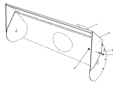 44" Auger Extension Kit Model No. 62-5780 (Optional) Diagram and Parts List for 30754 0000001 - 0999999 Toro Lawn Tractor