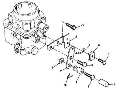 Choke Linkage Power Plus Diagram and Parts List for 31-10K803 2000001 - 2999999 Toro Lawn Tractor