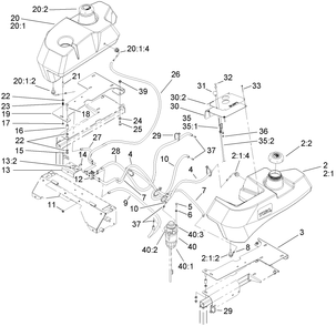 Part Location Diagram of 109-0347 Toro CAP-FUEL, DIESEL