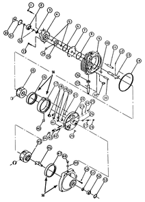 Transmission Eaton Diagram and Parts List for 31-10K803 2000001 - 2999999 Toro Lawn Tractor