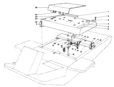 Seat Mount Assembly Diagram and Parts List for 30775 300001 - 399999 Toro Lawn Tractor