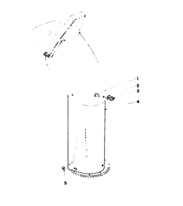 Chute Extension Kit 26-1100 (Optional) Diagram and Parts List for 38150 5000001 - 5999999 Toro Snow Blower