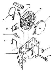 Rewind Starter No. 590531 Diagram and Parts List for 20770 2000001 - 2999999 Toro Lawn Mower
