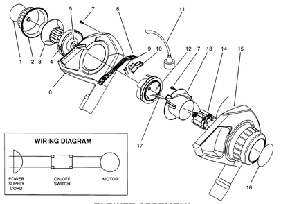 Blower Assembly Diagram and Parts List for 51547 39015000 - 39999999 Toro Lawn Tractor Accessories