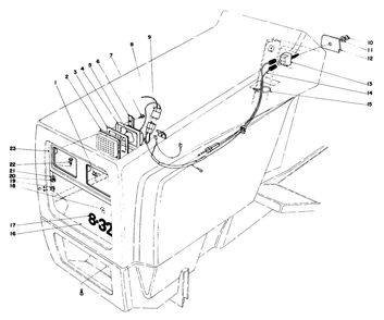Headlight Kit No. 38-5760 (Optional) Diagram and Parts List for 57360 3000001 - 3999999 Toro Lawn Tractor