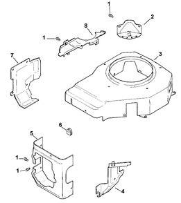 Part Location Diagram of 1213367 Toro Decal-Hoursepower