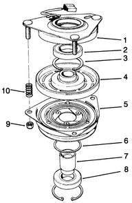 Clutch Assembly No. 54-3200 Diagram and Parts List for 30190 20000001 - 29999999 Toro Lawn Tractor Accessories