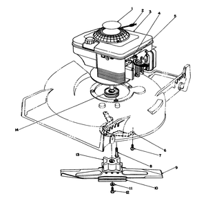 Engine Assembly Diagram and Parts List for 20214 2000001 - 2999999 Toro Lawn Mower
