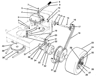 Axle Assembly Diagram and Parts List for 30175 49000001 - 49999999 Toro Lawn Tractor Accessories