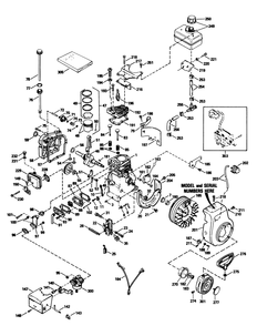 Engine Tecumseh Model Hs50-67259j Diagram and Parts List for 38056 1000001 - 1999999 Toro Snow Blower