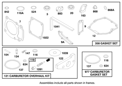 Engine Gts 150 (Model No. 20483 Only) Diagram and Parts List for 20483 790000001 - 799999999 Toro Lawn Mower